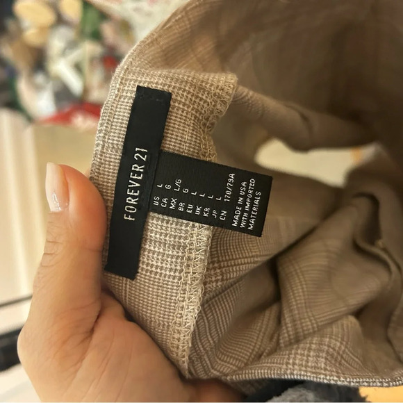 Forever 21 Preppy Plaid Button Front Mini Skirt - Picture 3 of 4